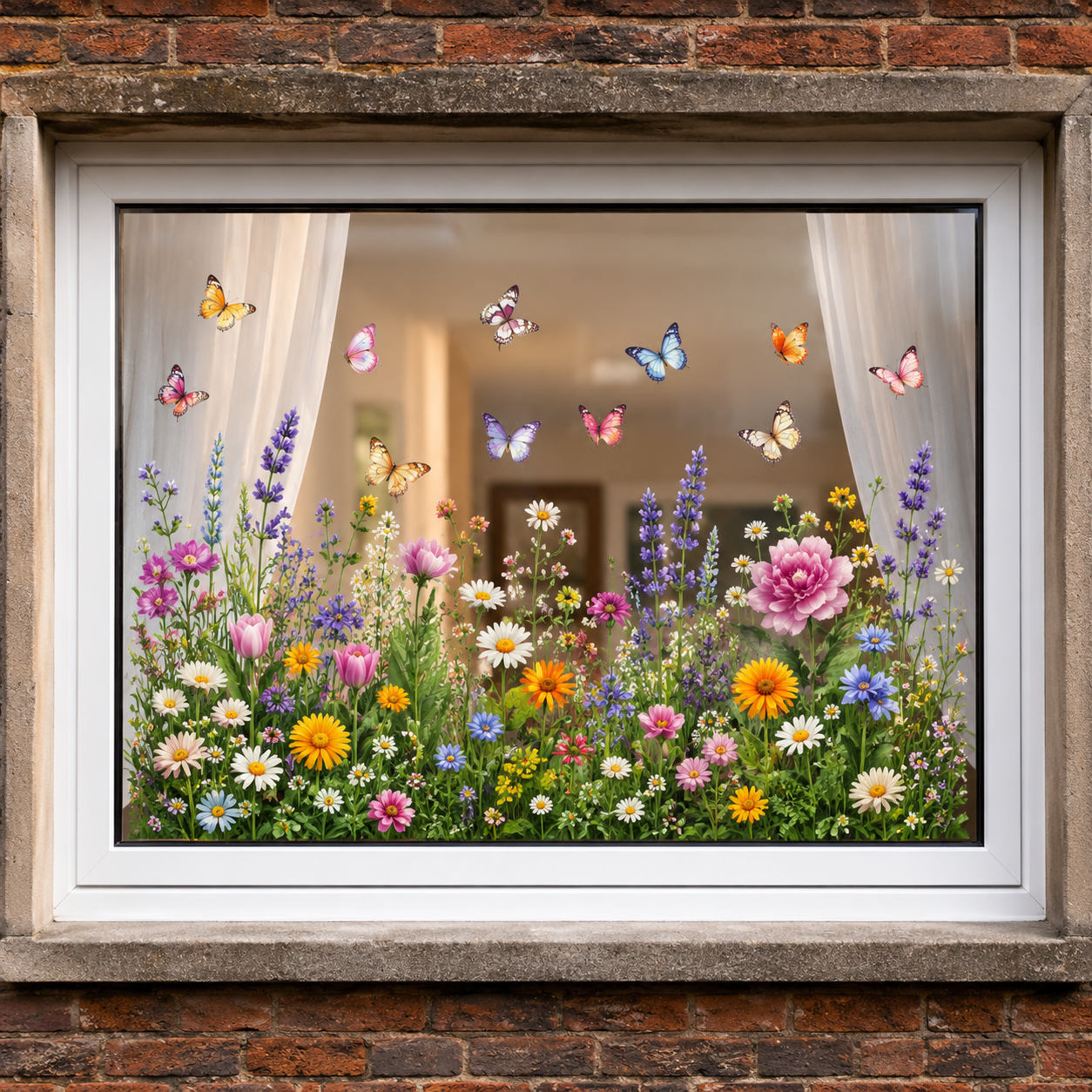 Blomsterglimt™ – Forvandl dine vinduer til et blomstrende sommerunivers 🌸