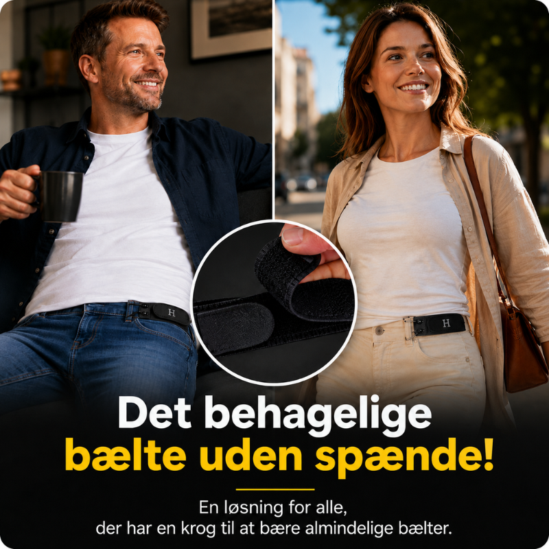 FlexBælte™ – Sidder perfekt uden huller og besvær