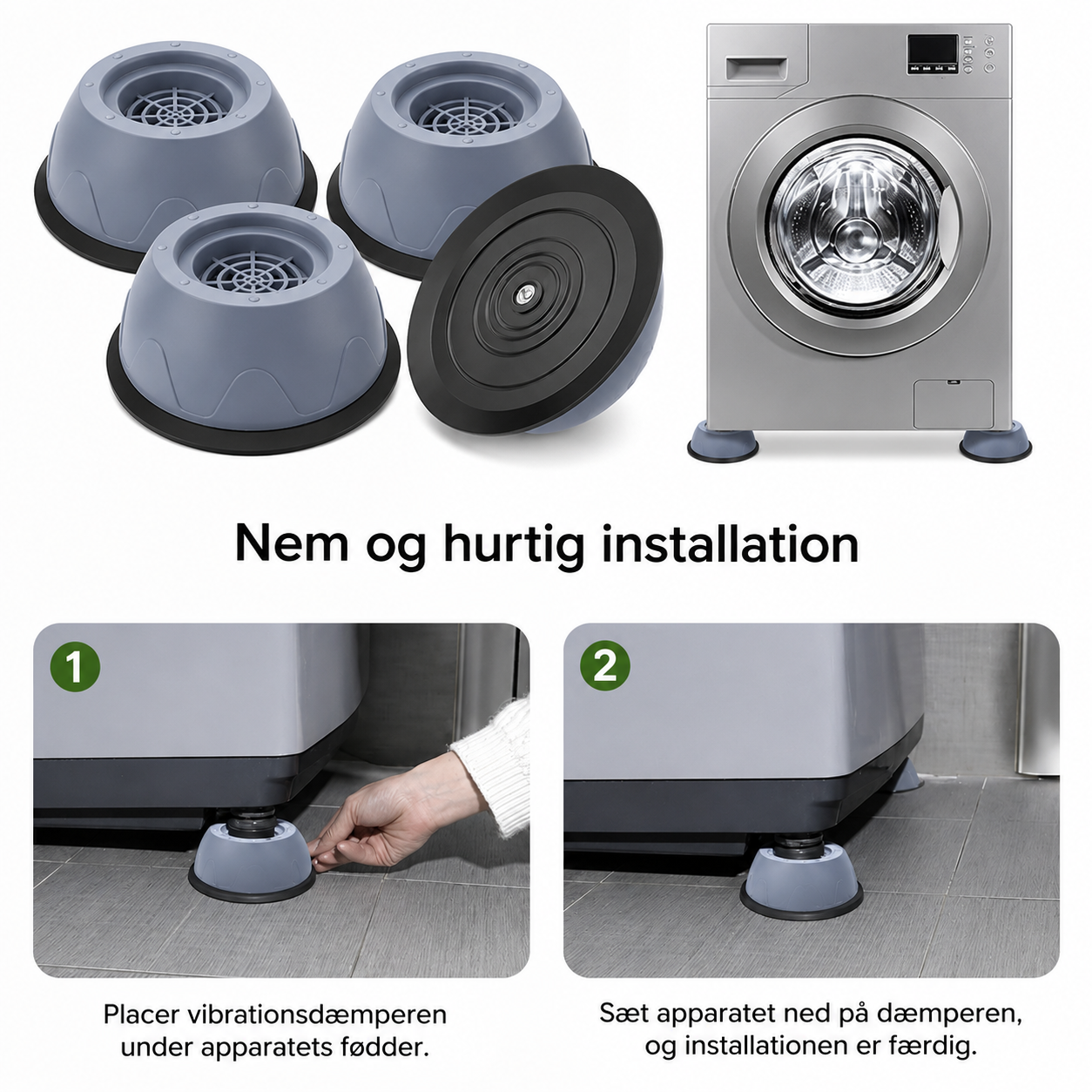 StilleFødder™ – Slip for støj og vibrationer