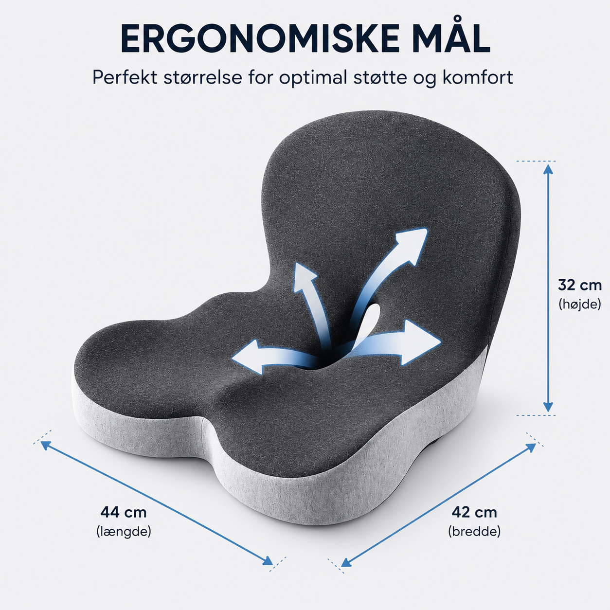 RygStøtte™ – Støtte præcis dér, hvor din krop har brug for det.