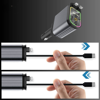 AutoLys™ – 4-i-1 Hurtigoplader med Stjernehimmel