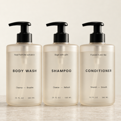 BadeOrden™ – Stilrene dispensere til shampoo, balsam og showergel