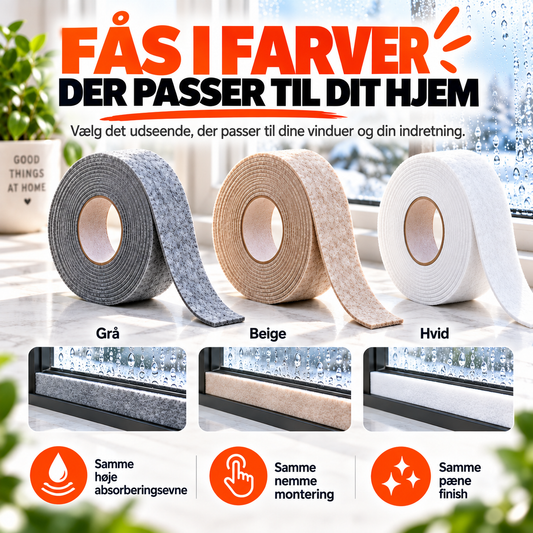 DugStop™ – Absorber kondens fra vinduer og hold vindueskarmen tør