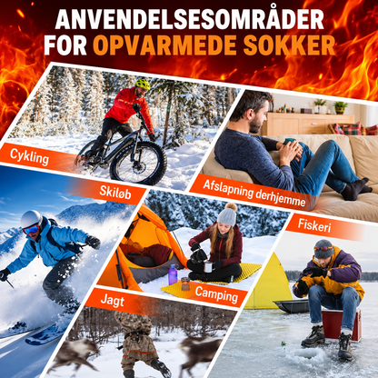 VarmeFødder™ – Hold fødderne varme hele vinteren med genopladelige varmestrømper