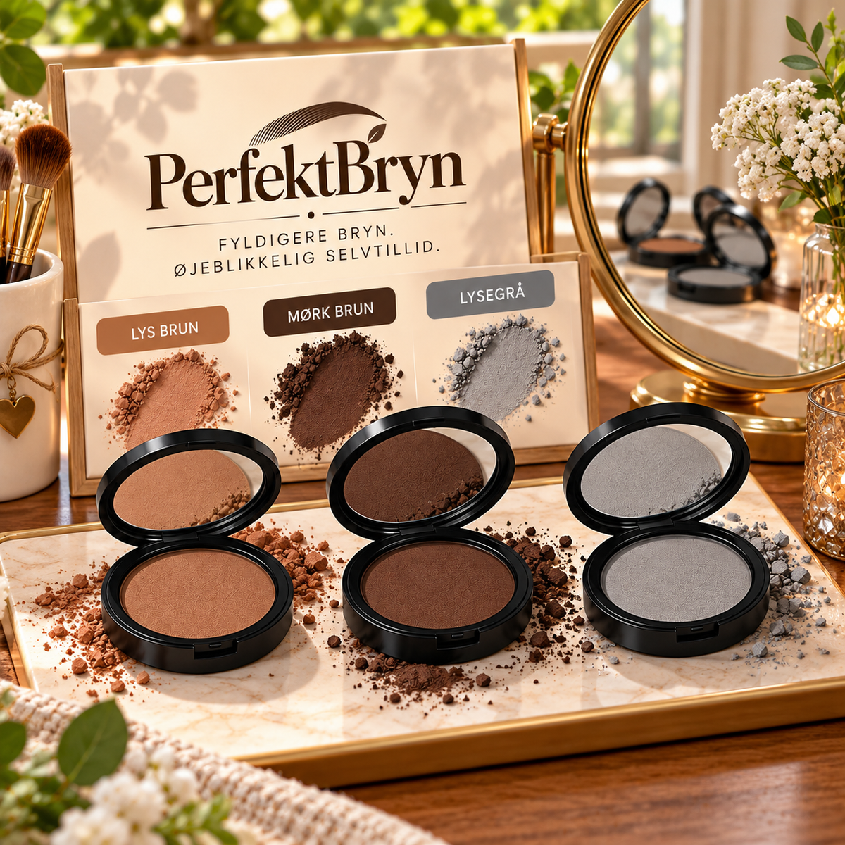 PerfektBryn™ – Få fyldige, naturlige og symmetriske øjenbryn på kun 5 sekunder