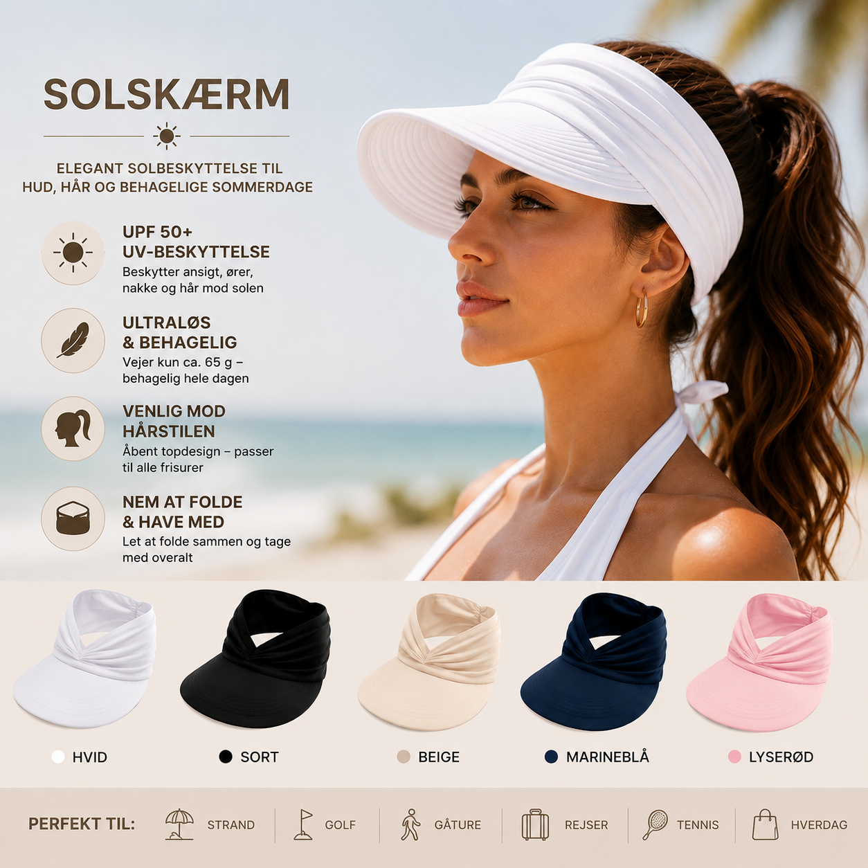SolSkærm™ – Elegant solbeskyttelse til varme sommerdage