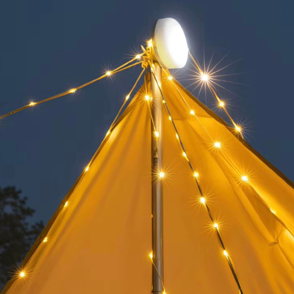 GlowLine™ Camping Lyskæde – Stemningsfuldt lys til dine udendørs eventyr, nem at hænge op overalt