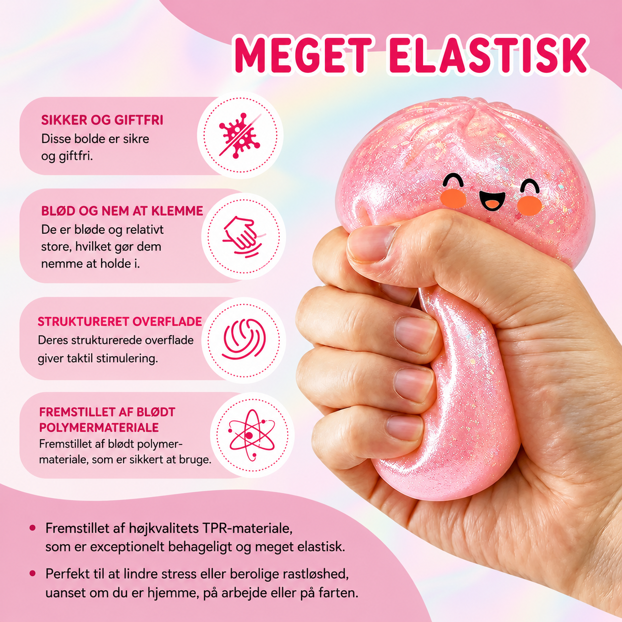 GlitterKlump™ – Den sødeste stressbold lige nu ✨