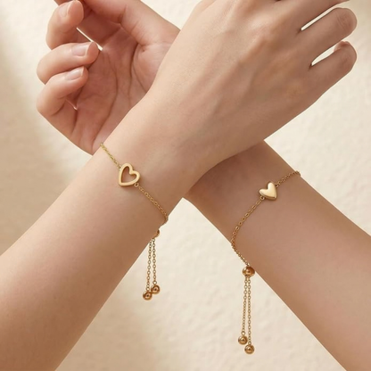 HjerteBånd™ – To matchende armbånd, ét særligt bånd