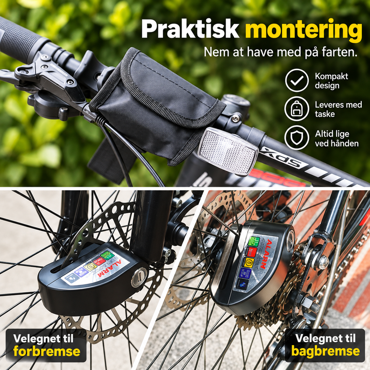 CykelLås™ – Ekstra sikkerhed til din cykel på farten