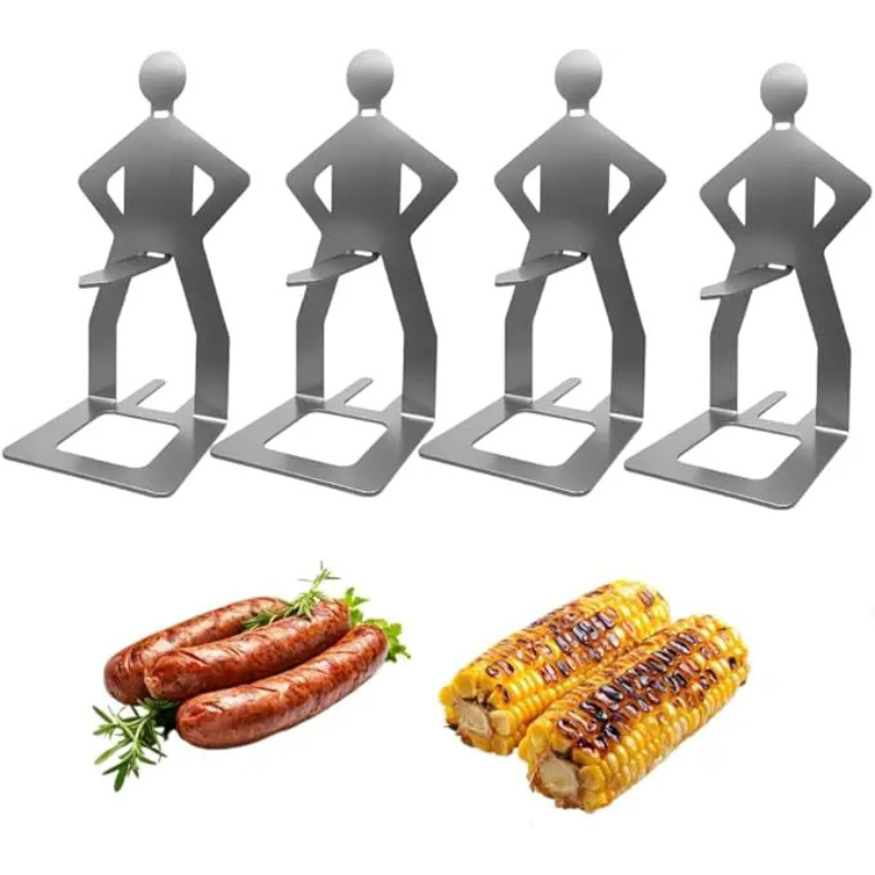 GrillMester™ Pølkeholder – Perfekt grillning uden besvær (og med et smil)