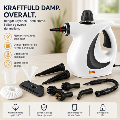 SteamForce™ Håndholdt DampRenser – Kraftfuld rengøring uden kemi