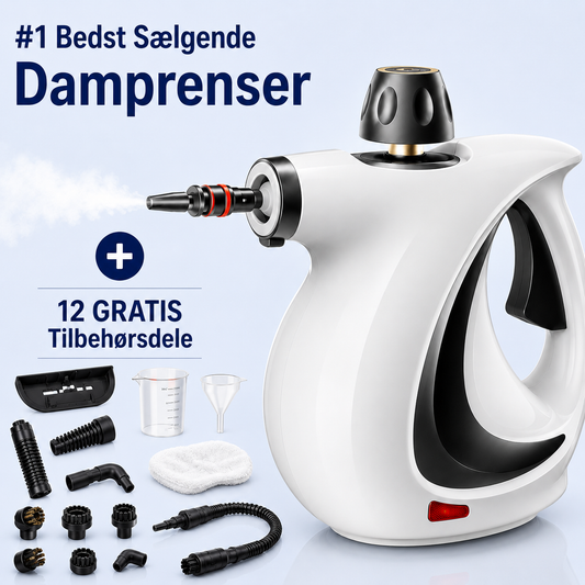 SteamForce™ Håndholdt DampRenser – Kraftfuld rengøring uden kemi