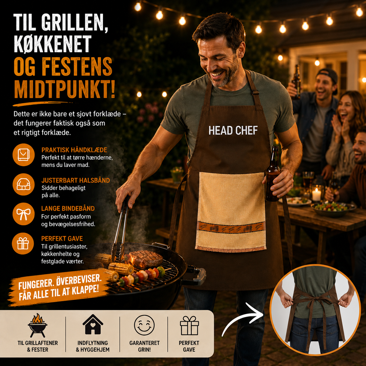 GrillChok™ – Forklædet der får gæsterne til at måbe af grin