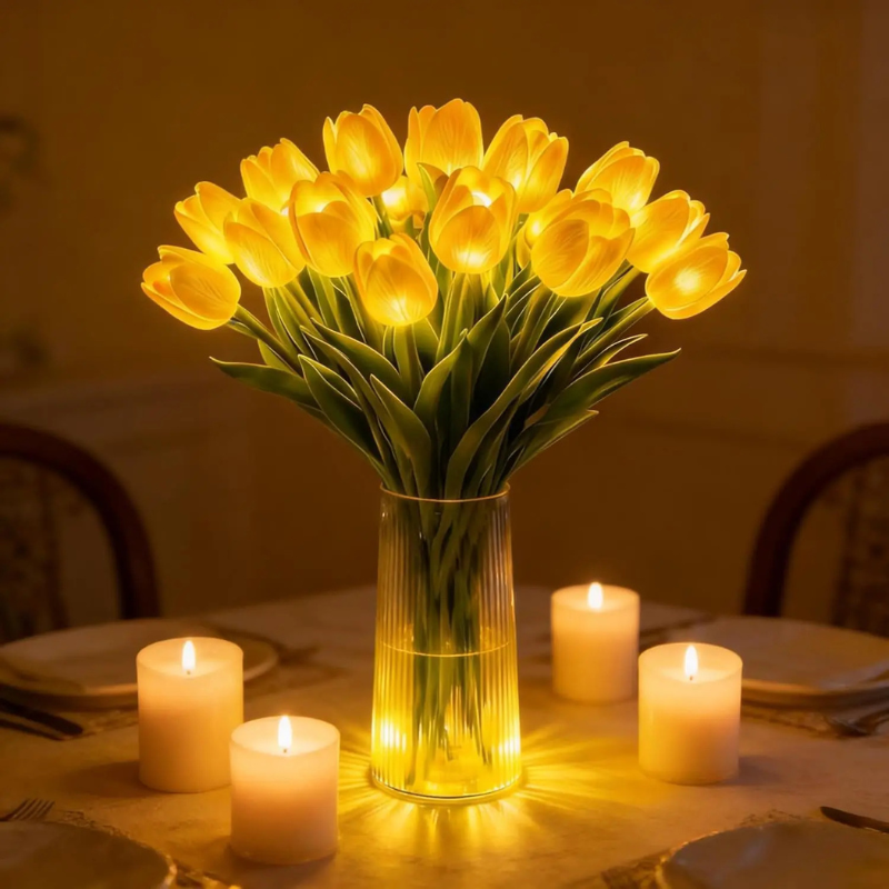 TulipLys™ – Skab varme og romantik med blomster, der aldrig visner