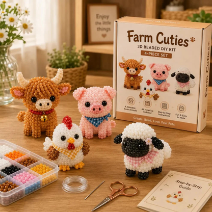 DjurPärla™ KreativKit – Skapa dina egna söta djurvänner 🐻