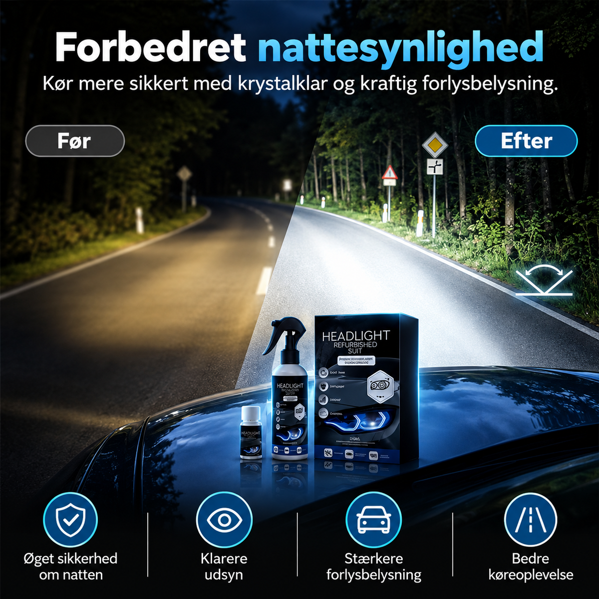 LygteKlar™ | Giv matte forlygter nyt liv