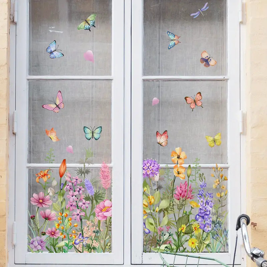 Blomsterglimt™ – Forvandl dine vinduer til et blomstrende sommerunivers 🌸