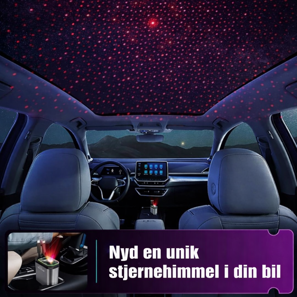 AutoLys™ – 4-i-1 Hurtigoplader med Stjernehimmel