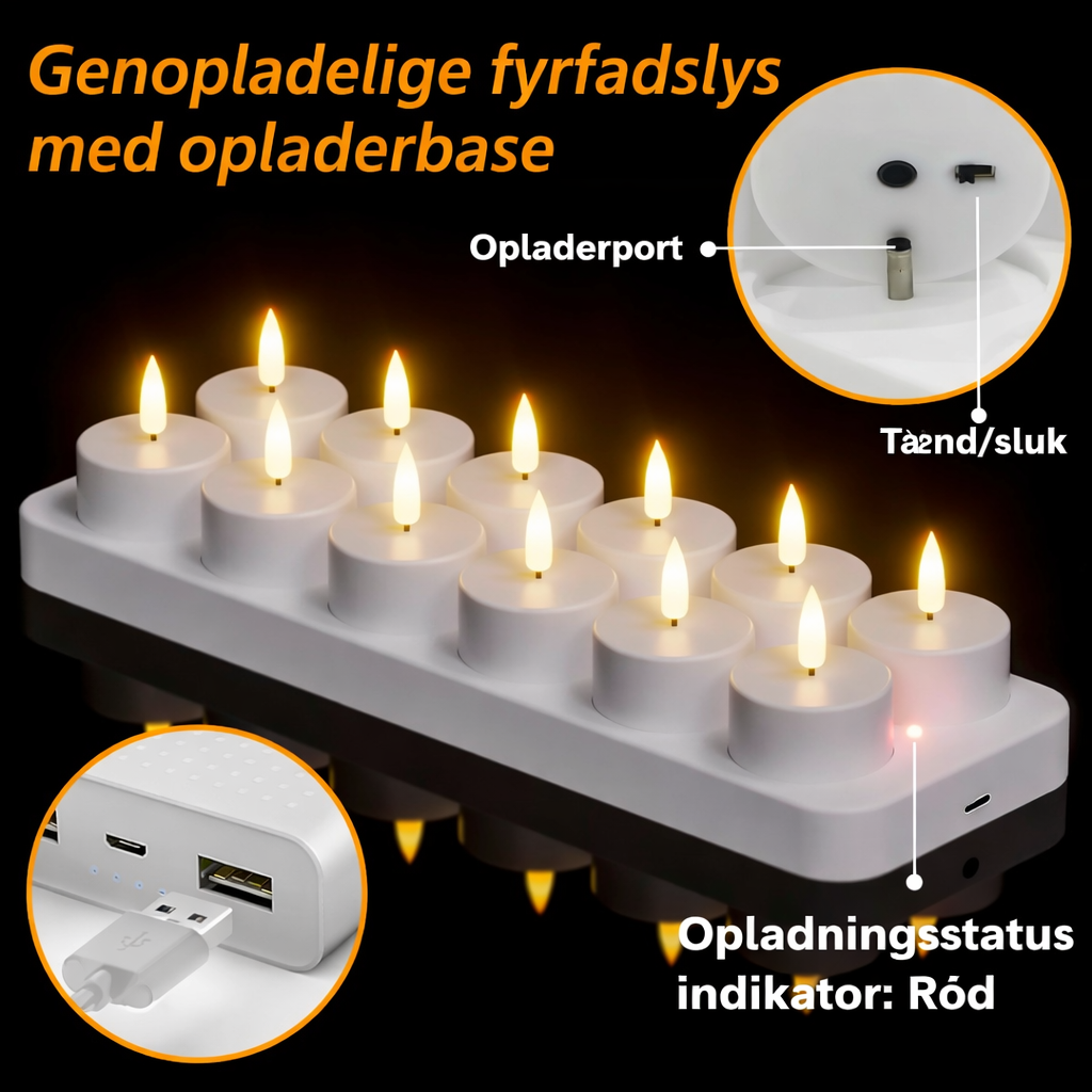 TrygLys™ - Ægte stemning helt uden brandfare
