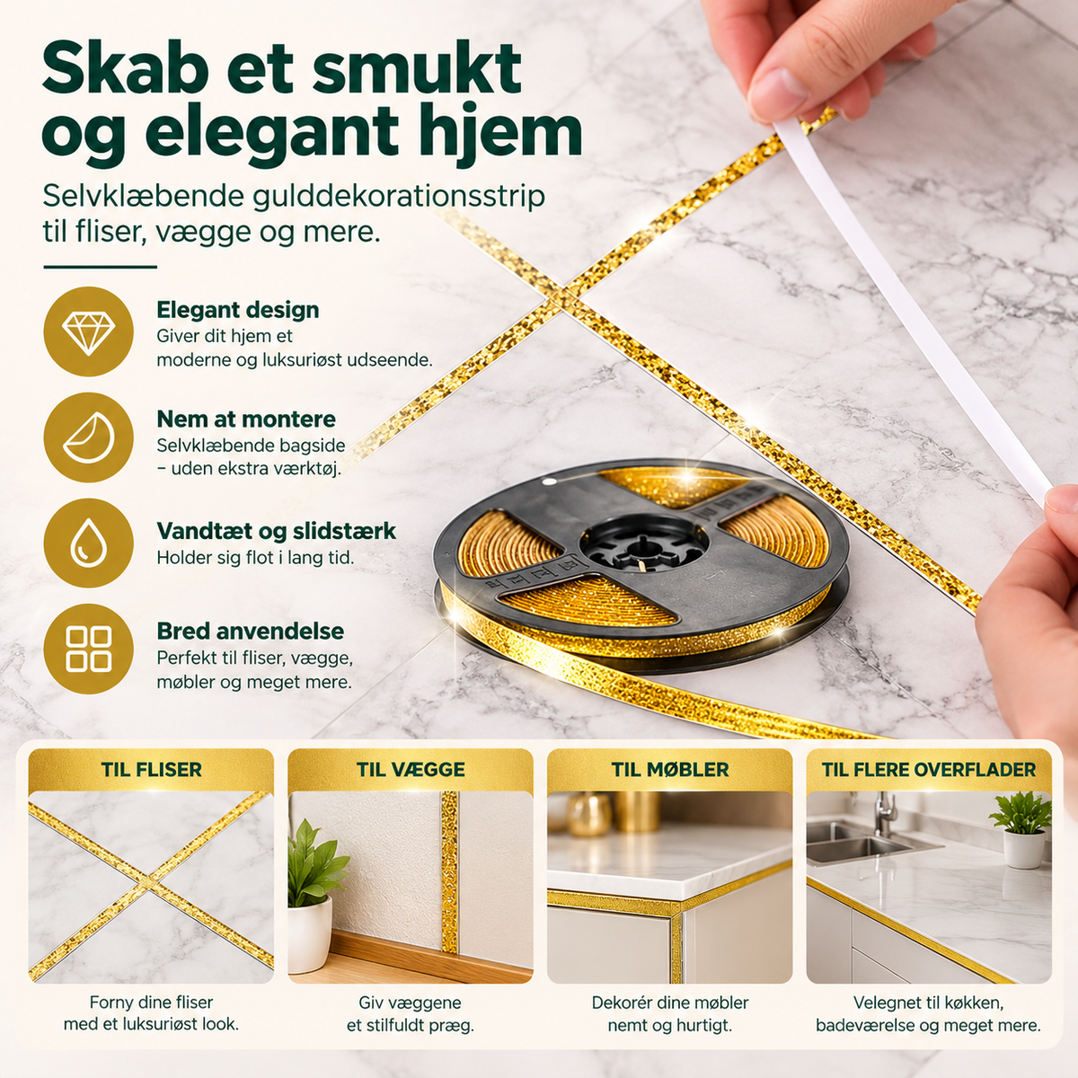 TætNem™ – Luk sprækker og samlinger nemt uden besværlig fugemasse