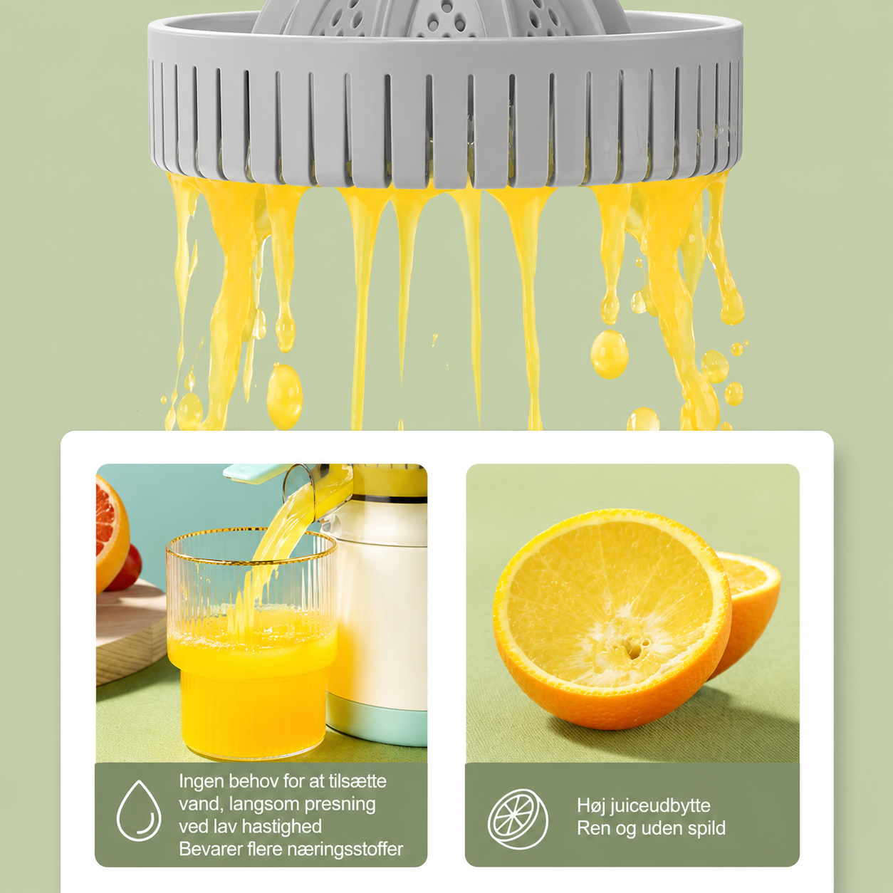 SaftKlar™ – Friskpresset citrus på få sekunder