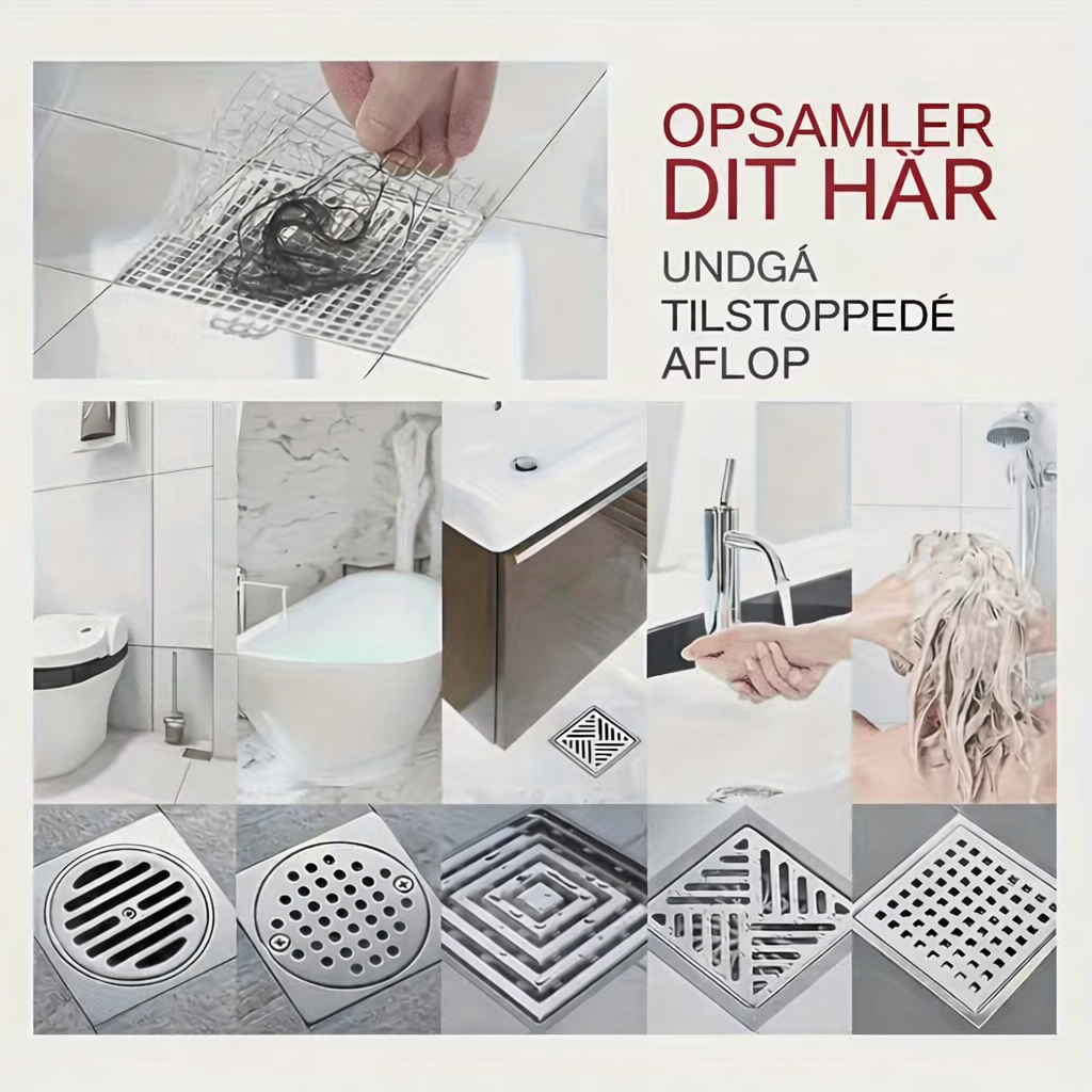 HårStop™ – Afløbsfilter mod Hår