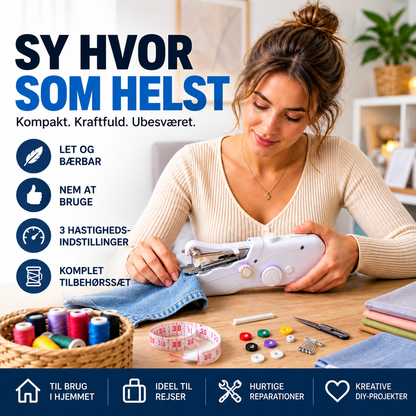 SyLet™ – Reparér dit tøj på få minutter med den smarte, håndholdte symaskine