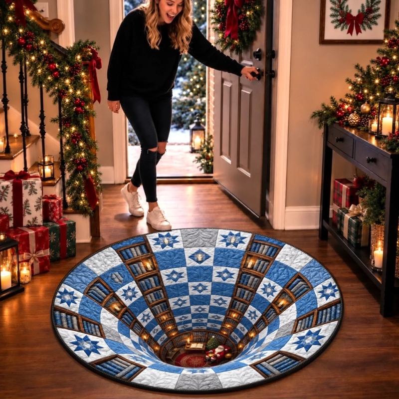 JuleIllusion™ – En magisk julemåtte med en imponerende 3D-illusion