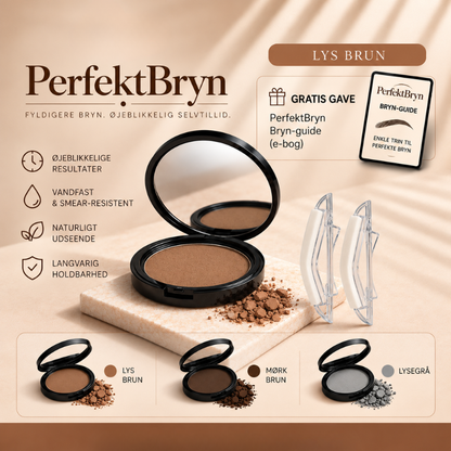 PerfektBryn™ – Få fyldige, naturlige og symmetriske øjenbryn på kun 5 sekunder