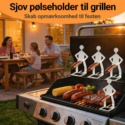 GrillMester™ Pølkeholder – Perfekt grillning uden besvær (og med et smil)