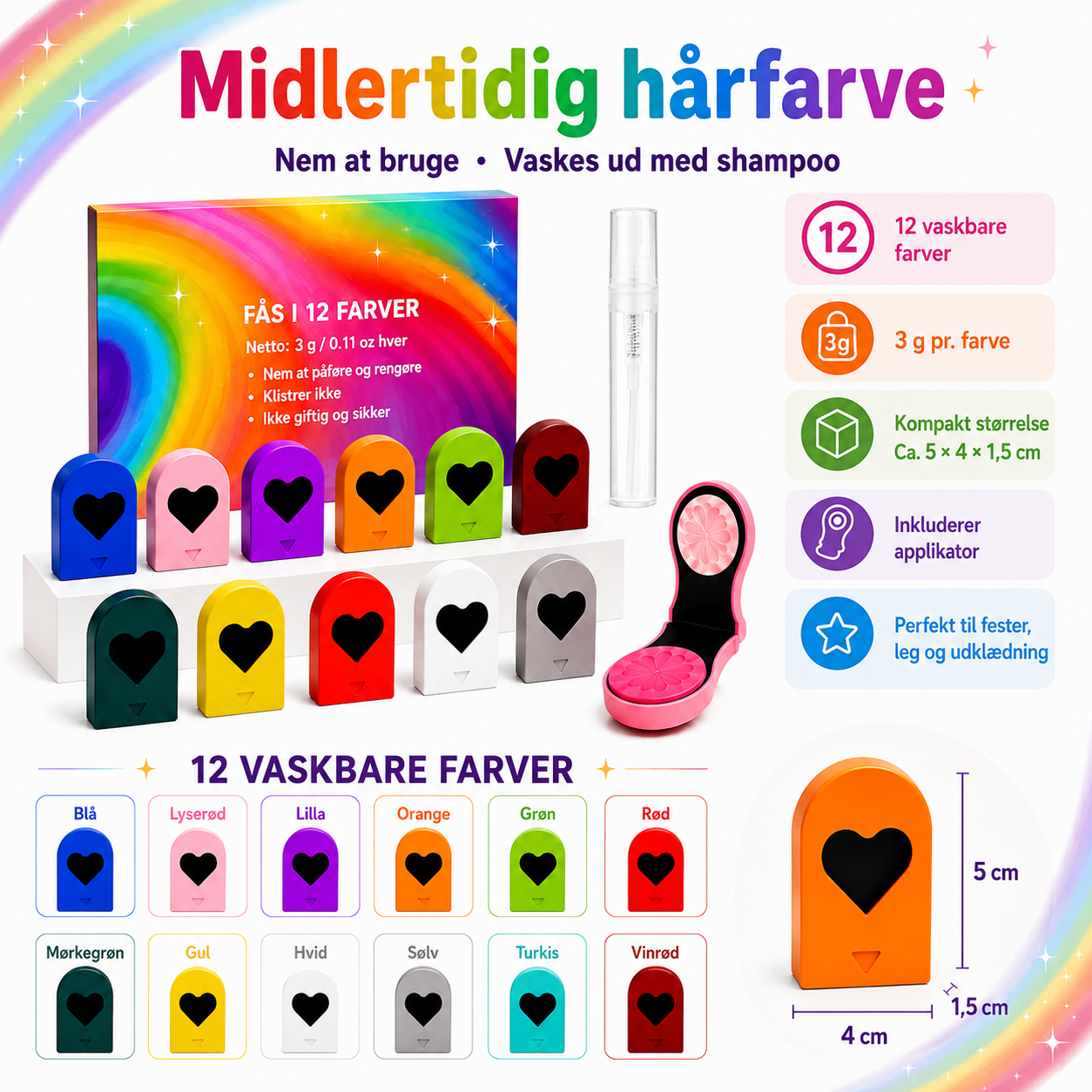 FarveHår™ – Skab dit eget farverige look på få minutter