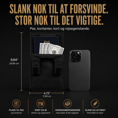 SkjultLomme™ | Hold dine værdier skjult og tæt på