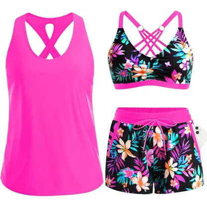 Soleia™ Active Tankini – Smuk dækning, fri bevægelse og komfort hele dagen "