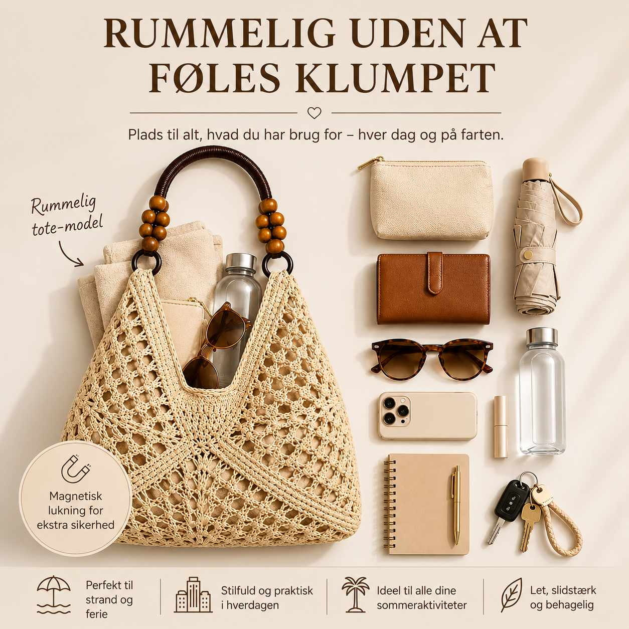 SommerFlet™ – Den perfekte taske til solrige dage ☀️