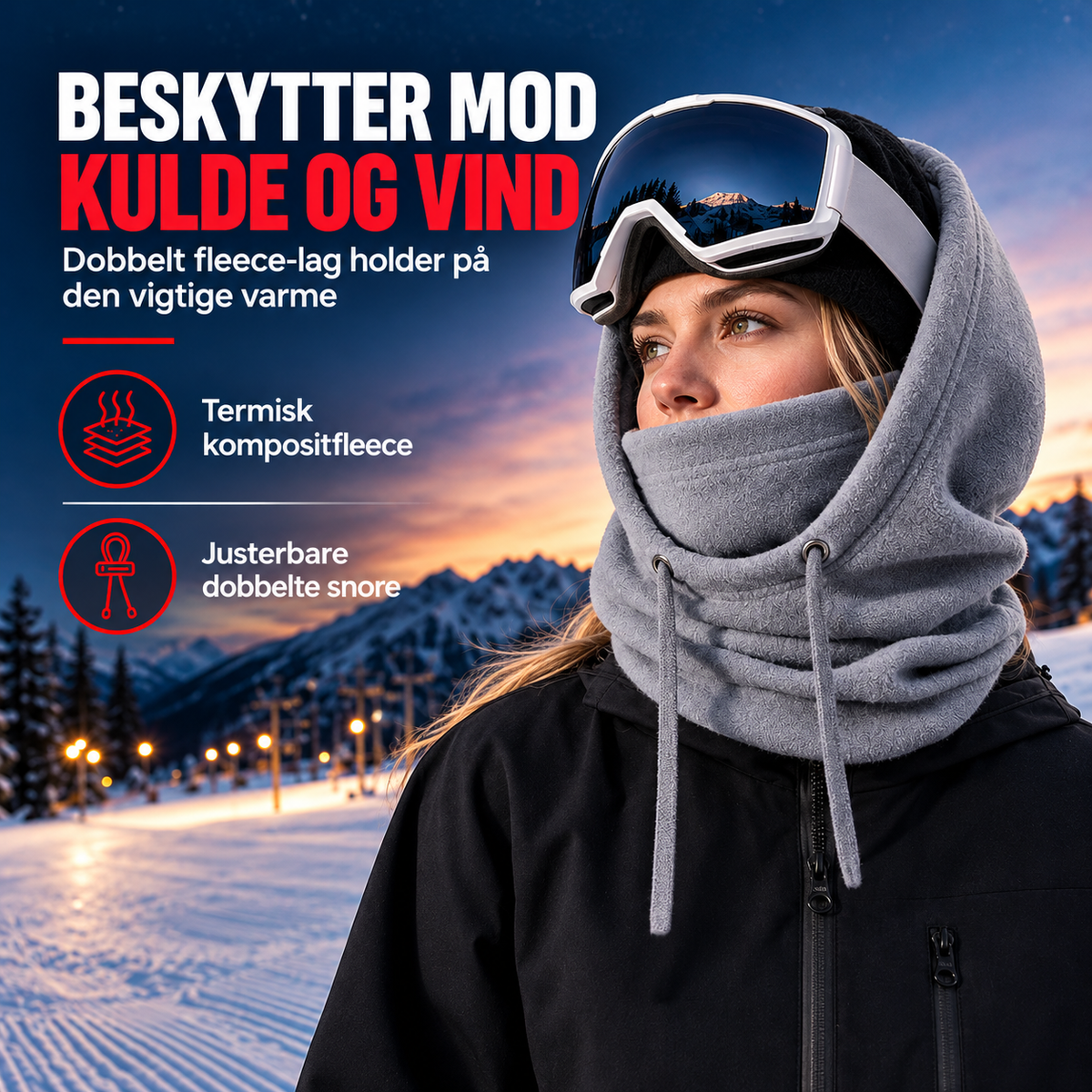 VinterVarm™ – Hold hoved, ansigt og hals varme på kolde vinterdage