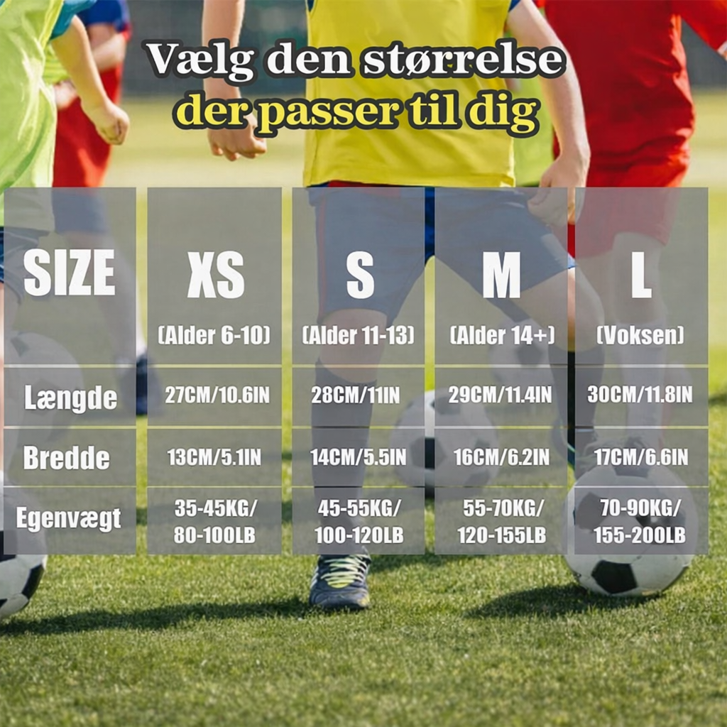 ShieldFlex™ Fodboldbenskinner – Let og fleksibel beskyttelse med honeycomb-teknologi for maksimal komfort og sikkerhed