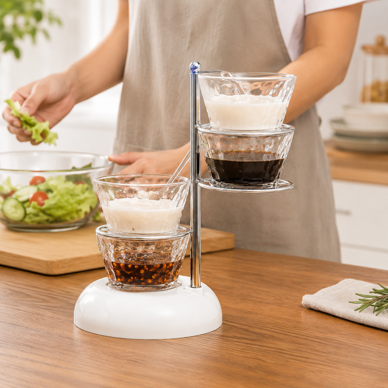KrydderiTårn™ 360 – Elegant orden og hurtig adgang til dine krydderier
