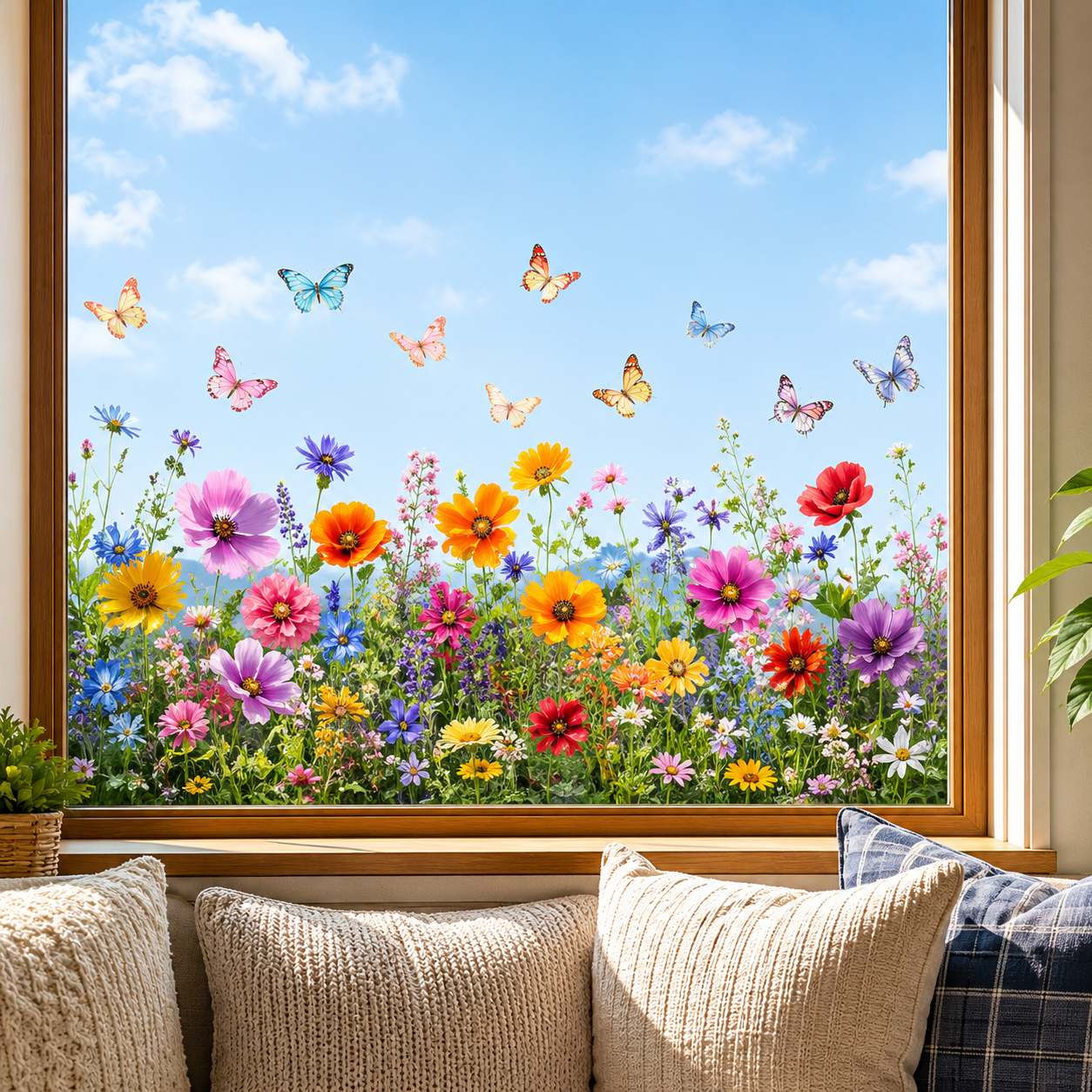Blomsterglimt™ – Forvandl dine vinduer til et blomstrende sommerunivers 🌸