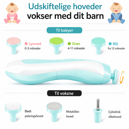 BabyKlip™ – Sikker neglepleje til de mindste fingre.