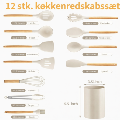 NordicCook™ – Silikone Køkkensæt (12 dele)