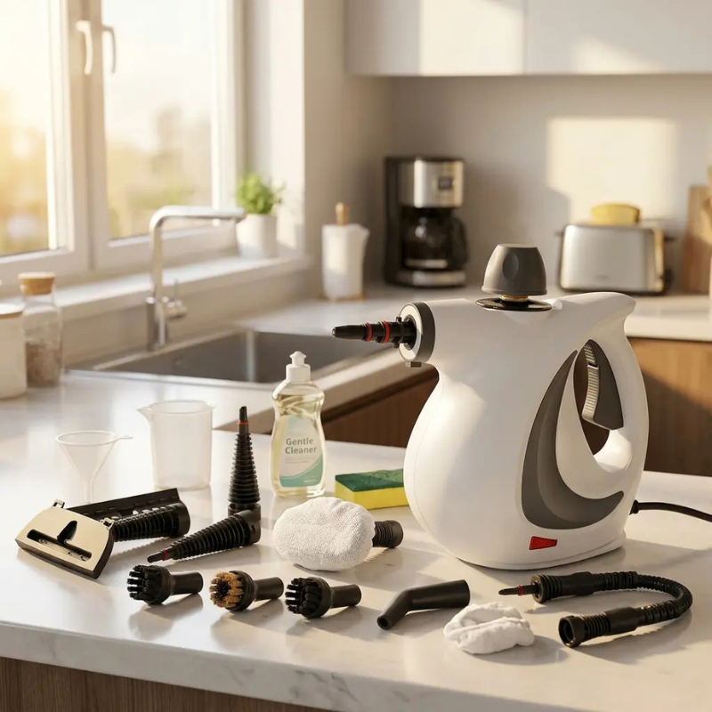 SteamForce™ Håndholdt DampRenser – Kraftfuld rengøring uden kemi