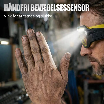 LysBrille™ Pro - Beskyttelsesbriller med indbygget LED-lys