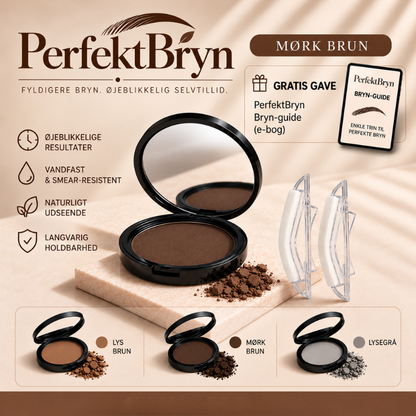 PerfektBryn™ – Få fyldige, naturlige og symmetriske øjenbryn på kun 5 sekunder