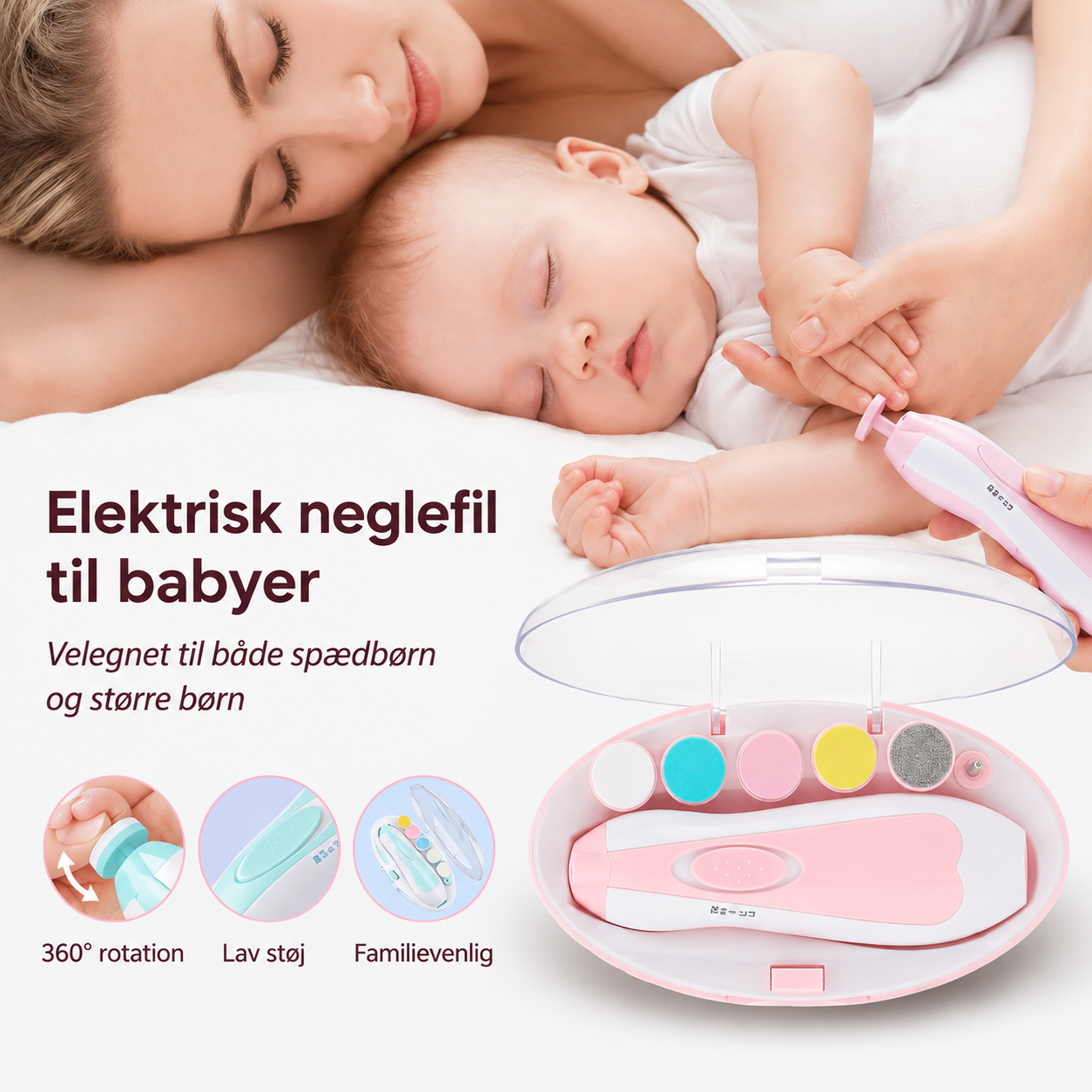 BabyKlip™ – Sikker neglepleje til de mindste fingre.