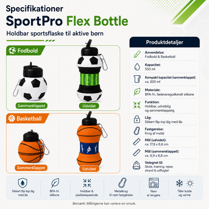 SportSip™ – Den smarte drikkeflaske til aktive børn