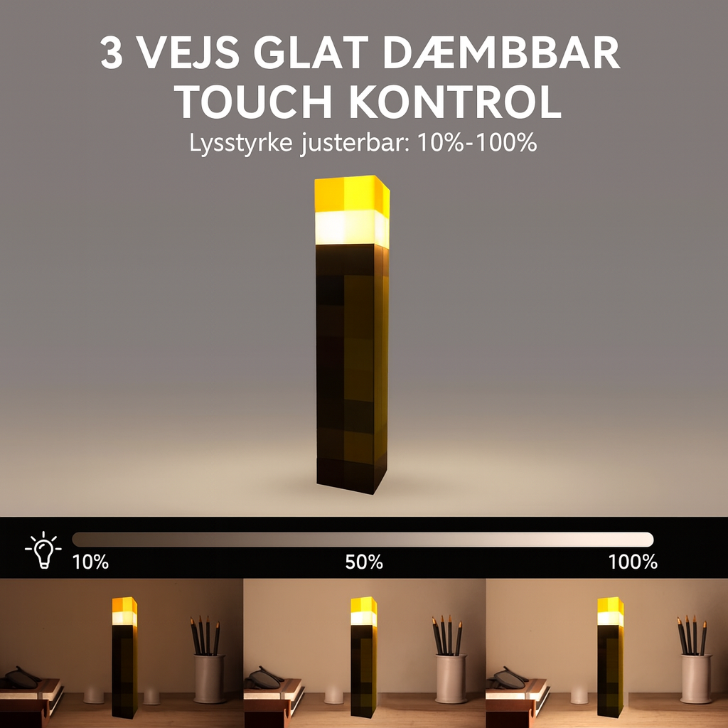 BlockFakkel™ – Lys dit eventyr som en ægte gamer