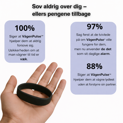 VågenPulse™ – Smart armbånd med pulsmåling & intelligent vækning