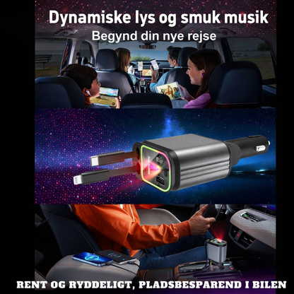 AutoLys™ – 4-i-1 Hurtigoplader med Stjernehimmel