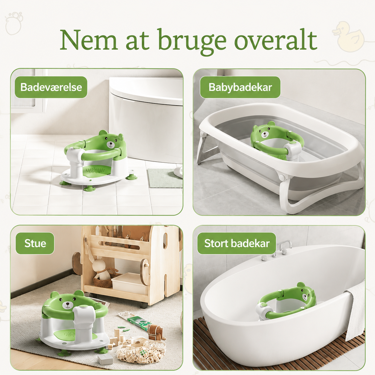 BadStøtte™ – Tryg støtte til hver badetur